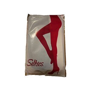 New Silkies Trouser Socks 2 Pk Dark Brown Microfiber Regular Size Vintage NIP